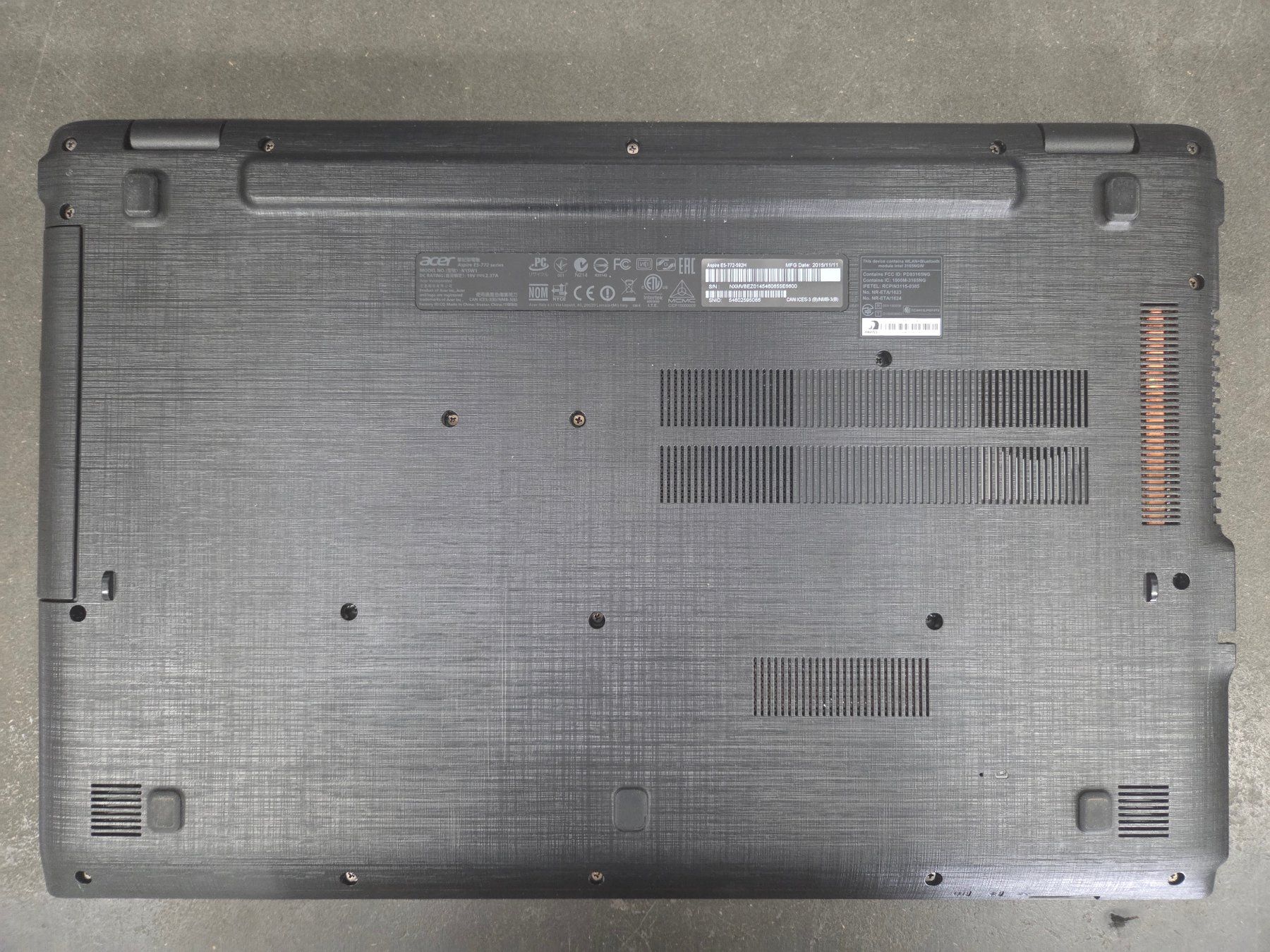 Acer Notebook: 17.5" Acer E5-772 Notebook, i5, 500GB SSD  ***PORTOFREI*** – Usato da Landquart venduto da Chrigi88 5