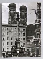 München, Mariensäule mit Blick zum Dom