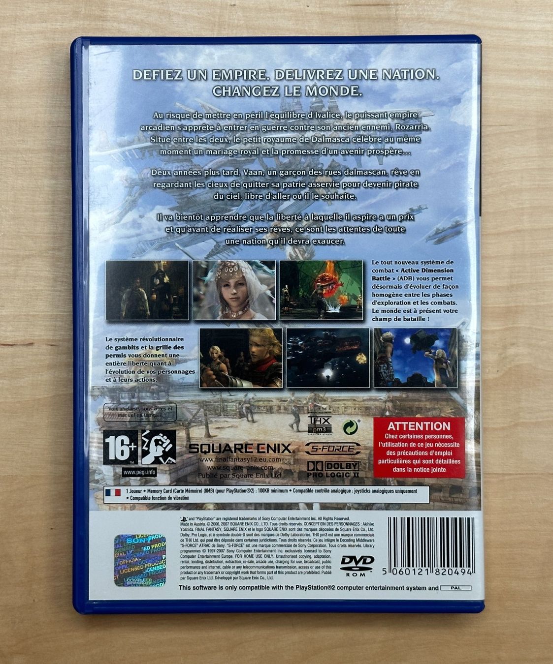 Sony Spiele: Final Fantasy XII - PlayStation 2 - PAL - FR – Gebraucht aus Genève von Jeux_Retro 1