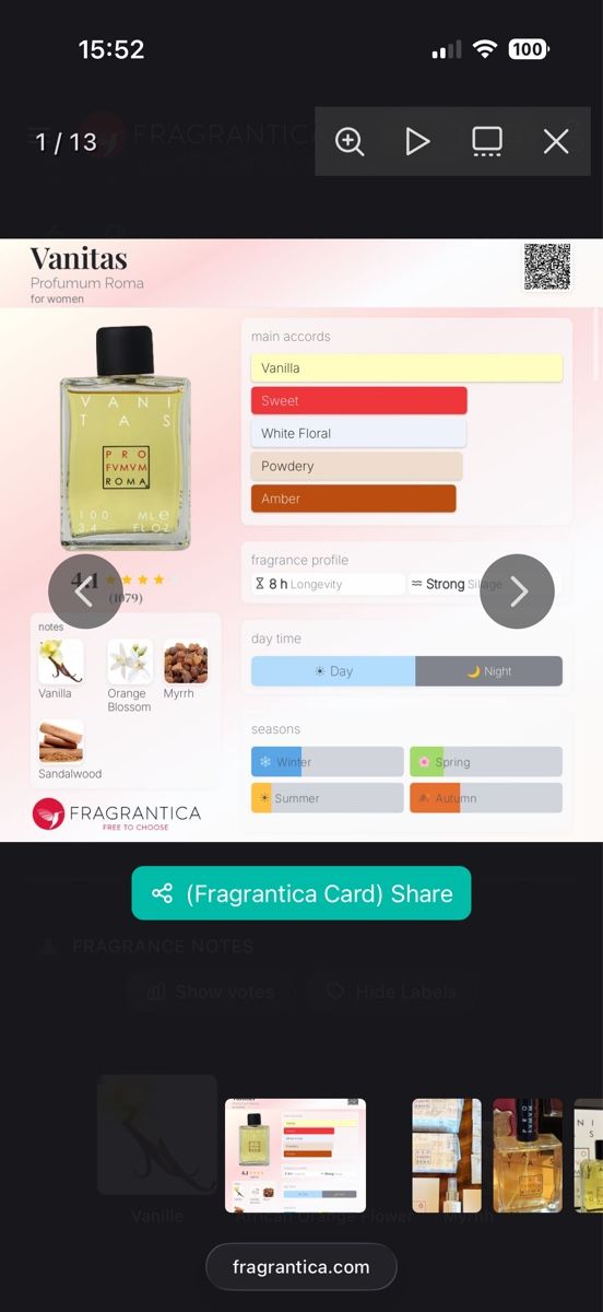 Profumi & Eau de Toilette: Vanitas Profumum Roma, 2 ml – Usato da Sursee venduto da nst_czk2 2