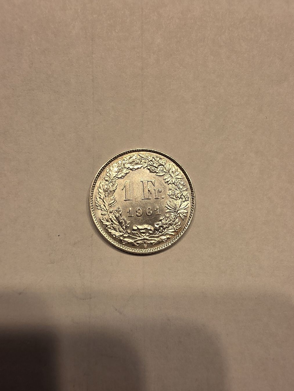 Alle Münzen: pièce argent 1chf 1961 – Neu (gemäss Beschreibung) aus Fribourg von yan_z5fr
