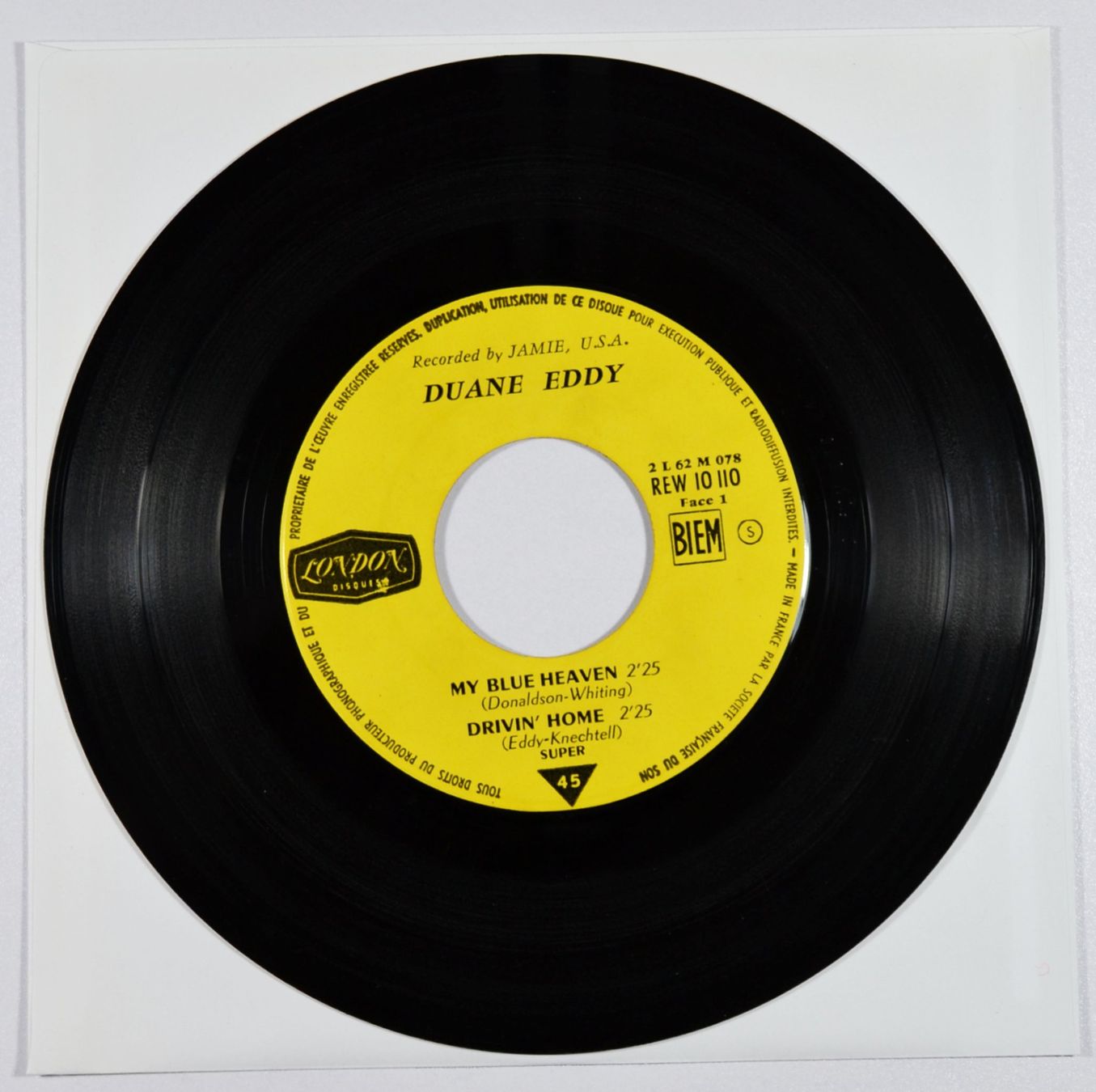 Dischi in vinile: EP: DUANE EDDY & The Rebels - My Blue Heaven – Usato da Frenkendorf venduto da Yard-Sale-2000 2