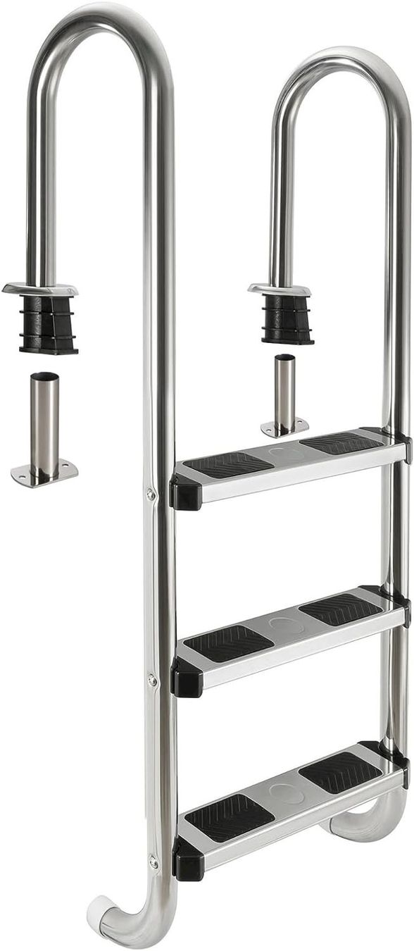 Scale: AREBOS Poolleiter 3 Stufen – Nuovo e nell'imballaggio originale da Bottighofen venduto da zaap