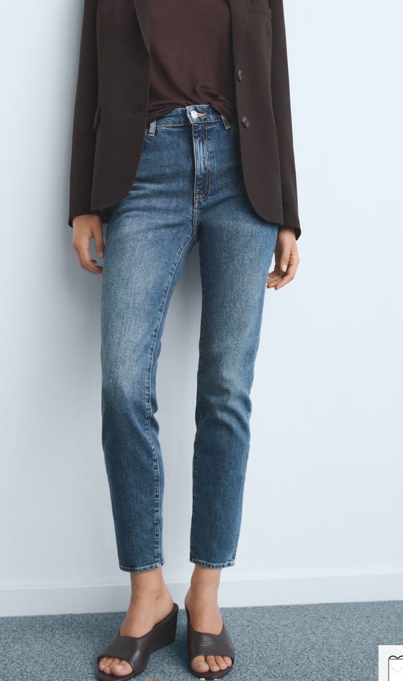 Mango Jeans: Mango Slim ankle Jeans Claudia grau Gr. 34 – Nuovo (secondo la descrizione) da Regensdorf venduto da secondchancefashion 1
