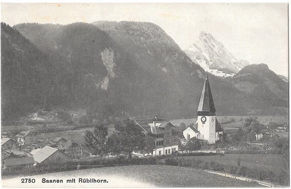 Cartoline postali: Saanen mit Rüblihorn – Usato da Olten venduto da clotaldi