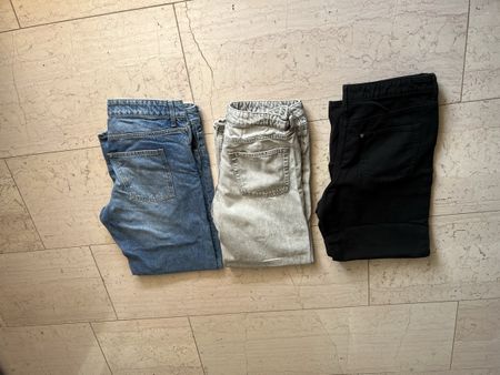 3 Hosen Jeans Grösse 164 Loose Fit Straight Leg