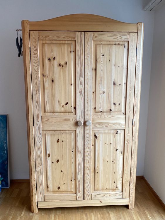 Wunderbar Kleiderschrank Massivholz Gebraucht Bild