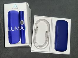 IQOS ILUMA One blu completo di scatola e cavo