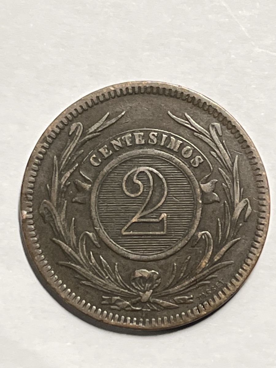 Tutti le monete: Uruguay : pièce de 2 céntesimos de 1869 - Collection! – Usato da Etoy venduto da Florian068 1