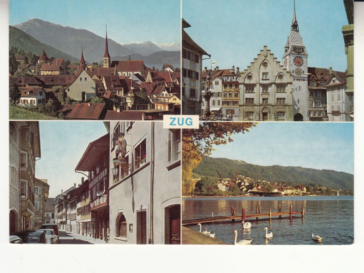 Cartoline postali: Zug ca. 1970 – Usato da Bürglen TG venduto da StampGraf