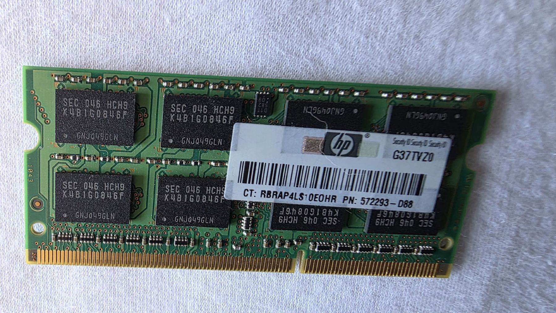 Samsung Memory / RAM: Arbeitsspeicher 2 GB von Samsung – Gebraucht aus Dübendorf von Jolenia 1