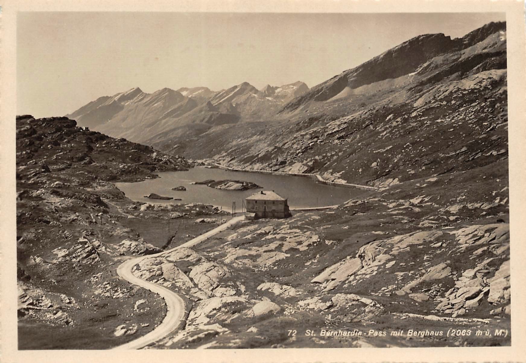 Ansichtskarten: 2x San Bernardino Hospiz – Gebraucht aus Ottikon b.Kemptth. von Neptun1974