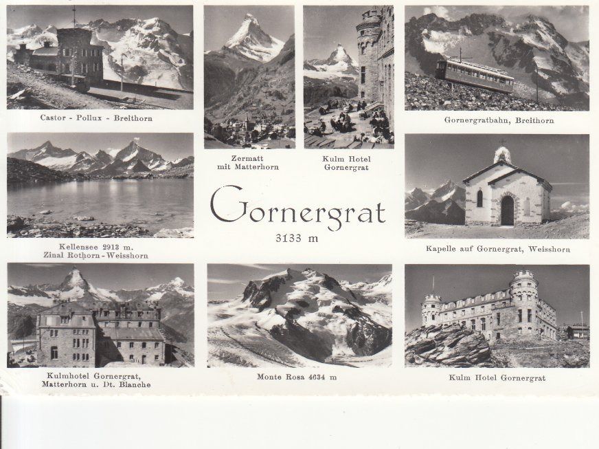 Ansichtskarten: Gornergrat 1963 – Gebraucht aus Bürglen TG von StampGraf