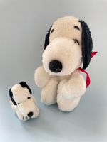 2x Vintage Snoopy Peanuts Plüschtier Figur 1958, 1968 U.F.S.