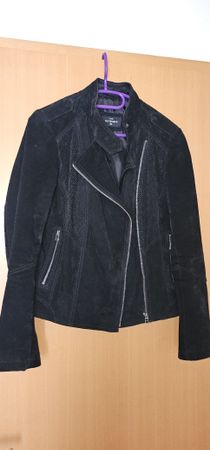 Schwarze Wildlederjacke The Outerwear, Top Zustand! Gr.38