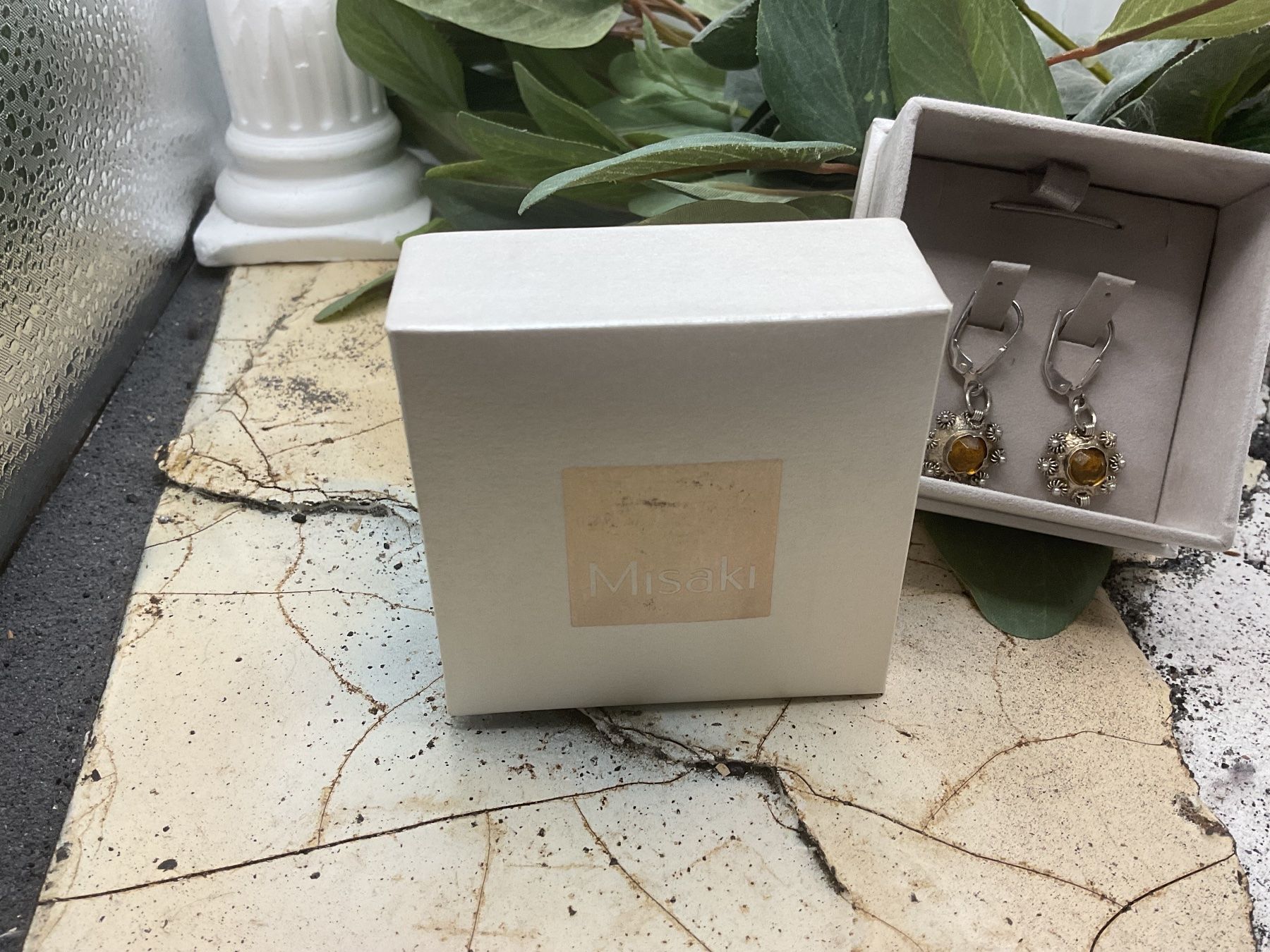 Ohrringe & -stecker: Ohrhänger Art Deco Sterlingsilber mit Citrin – Gebraucht aus luzern von Alpendorf1 5