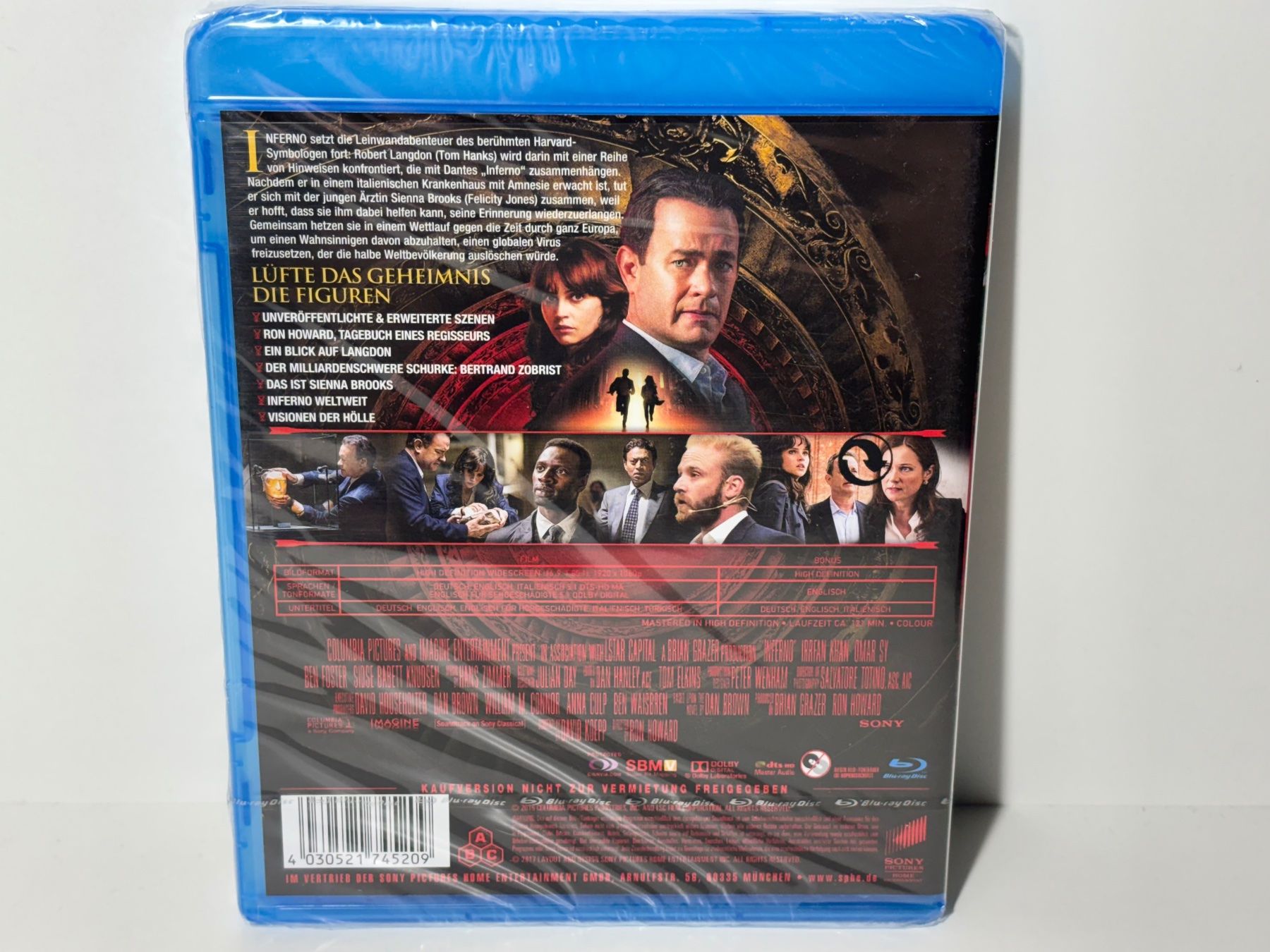 Tutti i DVDs: Inferno Blu Ray OVP – Nuovo e nell'imballaggio originale da Wilderswil venduto da Mr.Fury 1