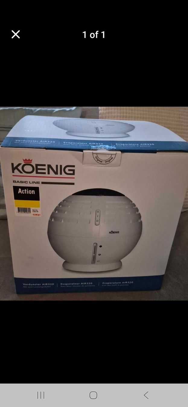 König Umidificatori d'aria: Humidificateur Koenig – Nuovo e nell'imballaggio originale da Marly venduto da ophelia2000