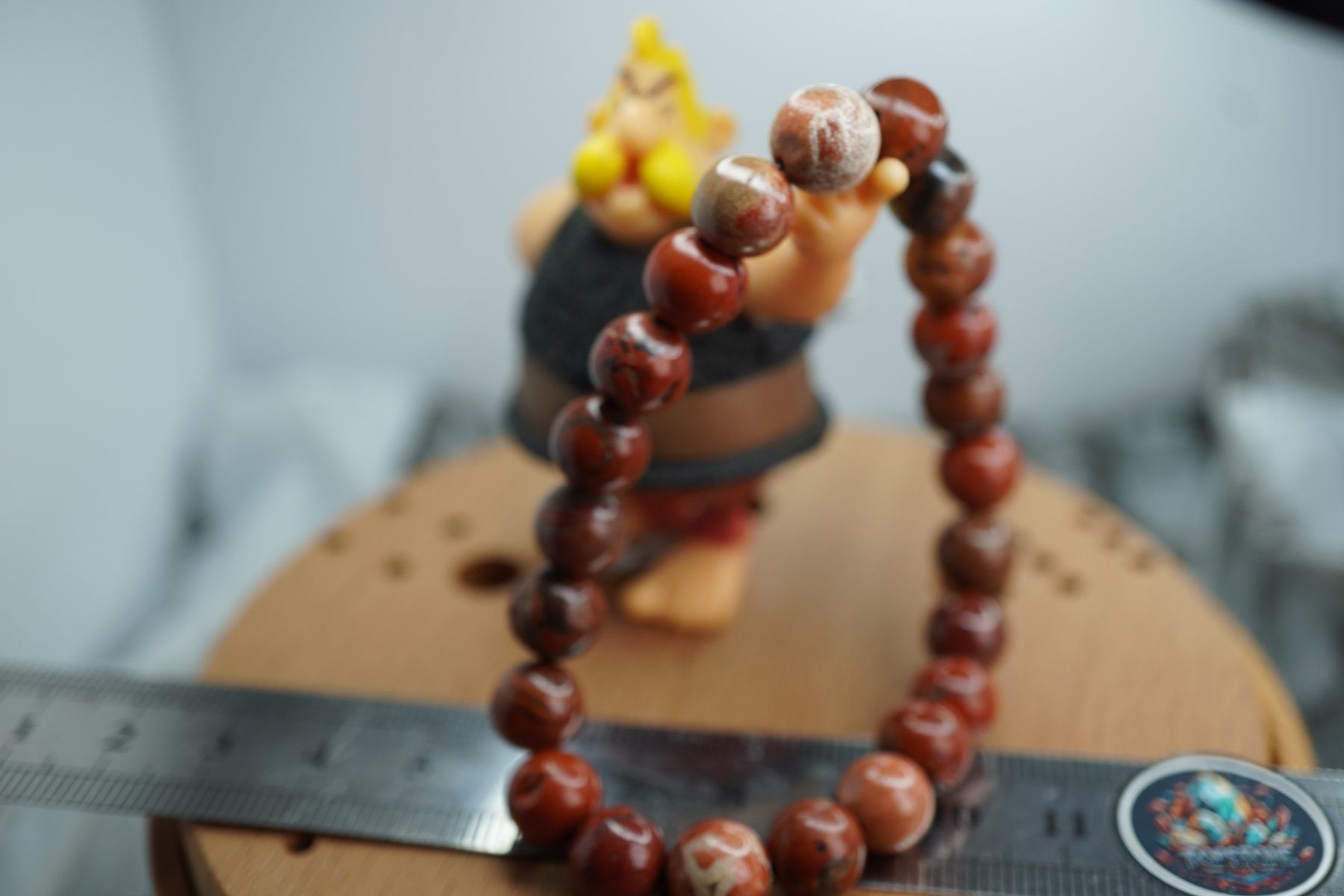 Minerali & Pietre curative: Jaspis Kugel   Armband    (Räumung!) – Nuovo e nell'imballaggio originale da Eschenbach SG venduto da topstone 8