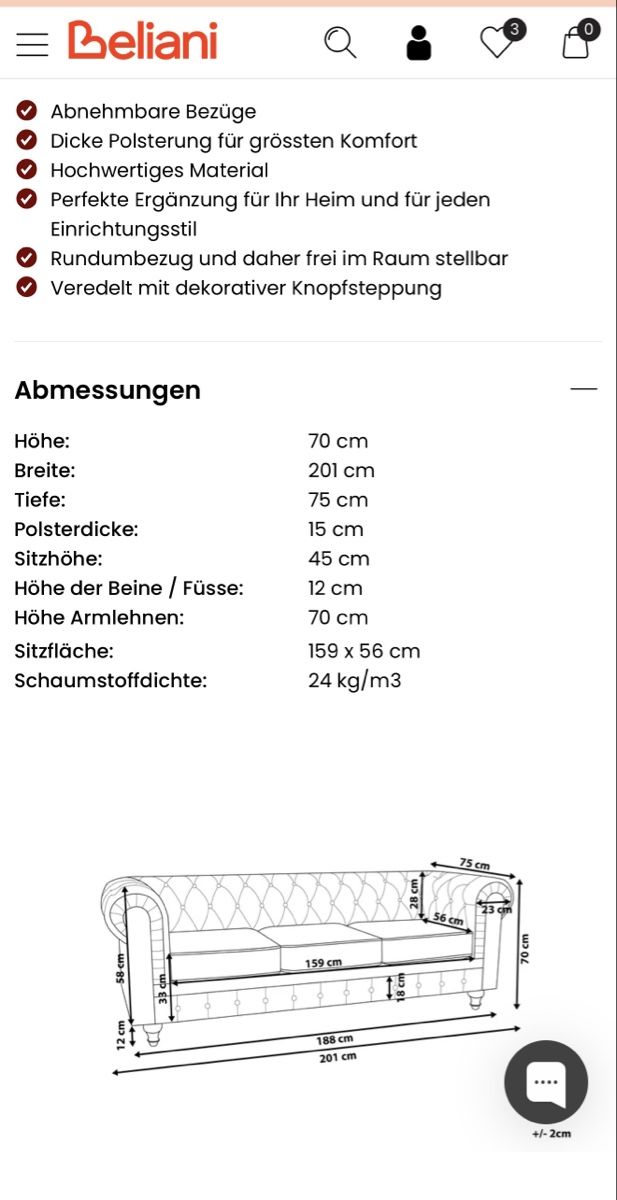 Sofas: 2 Sofa – D'occasion à Zürich par 210781 2