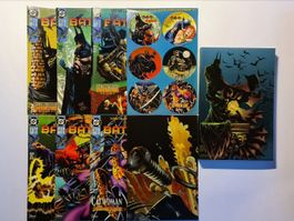 Batman Time Warp Schuber - 6 Comic Hefte 14-19, Beilagen