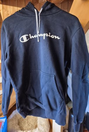 Champion Hoodie, Dunkelblau, Gr. L - Kaum gebraucht.
