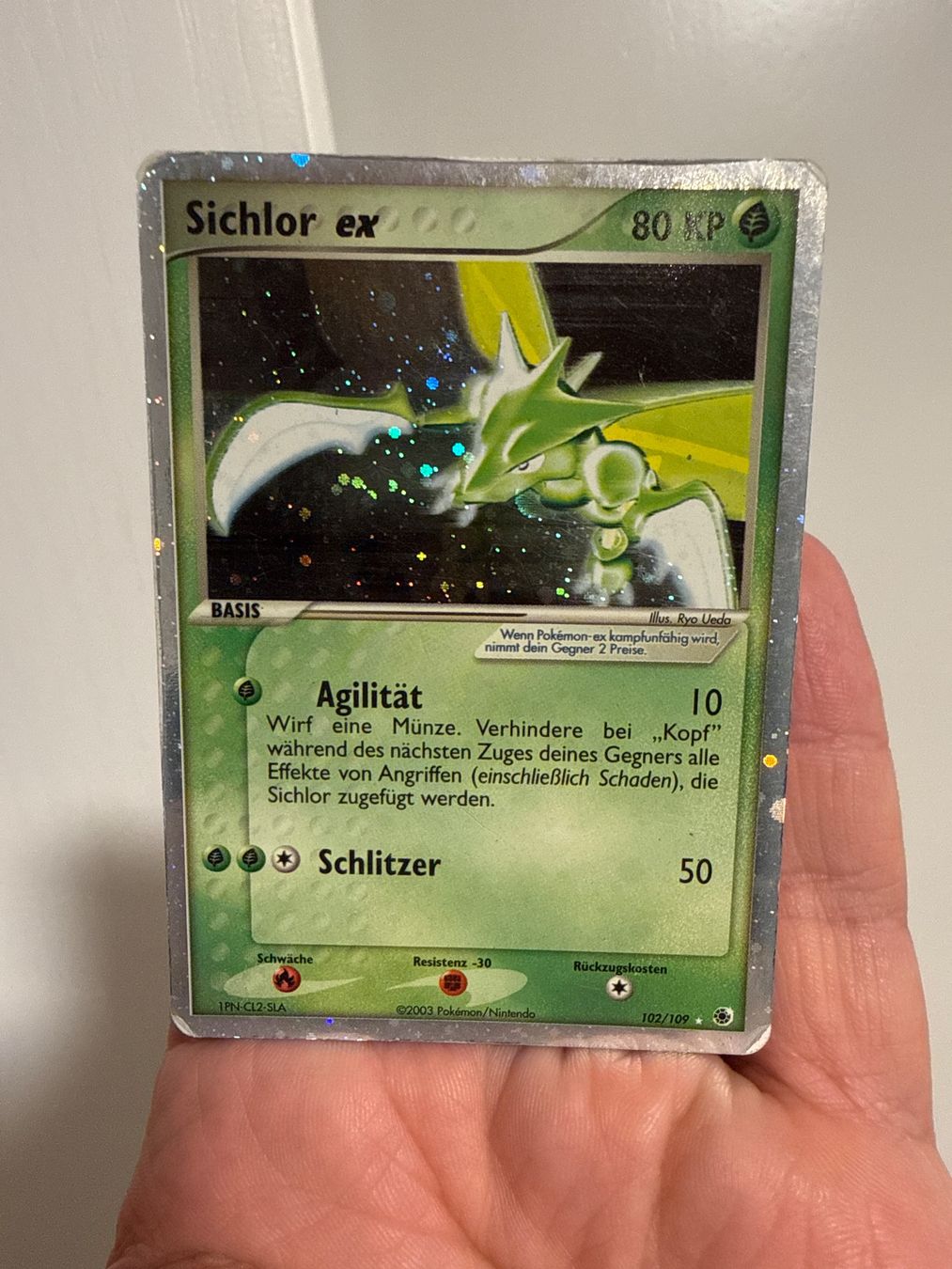 Cartoline: Pokemon Sichlor EX 102/109 – Usato da Frauenfeld venduto da Poke_Toniii