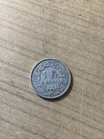 1 Schweizer Franken Silber Münze Jahrgang 1921