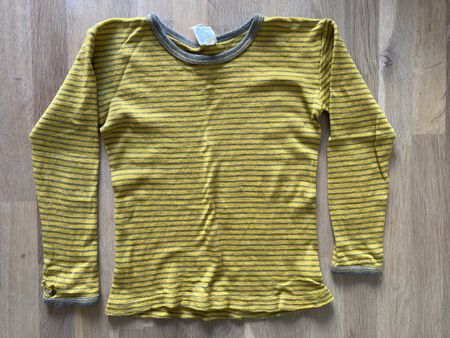 Engel Langarmshirt gestreift Wolle Grösse 116