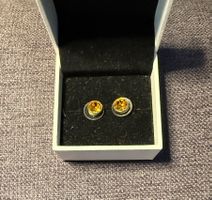 Swarovski Ohrstecker mit gelbem Stein