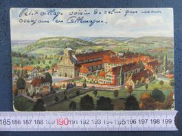 MARIASTEIN BEI BASEL KLOSTER VOGELSCHAU  1945 BESTOSSEN