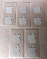 10XApple Aufkleber, Sticker