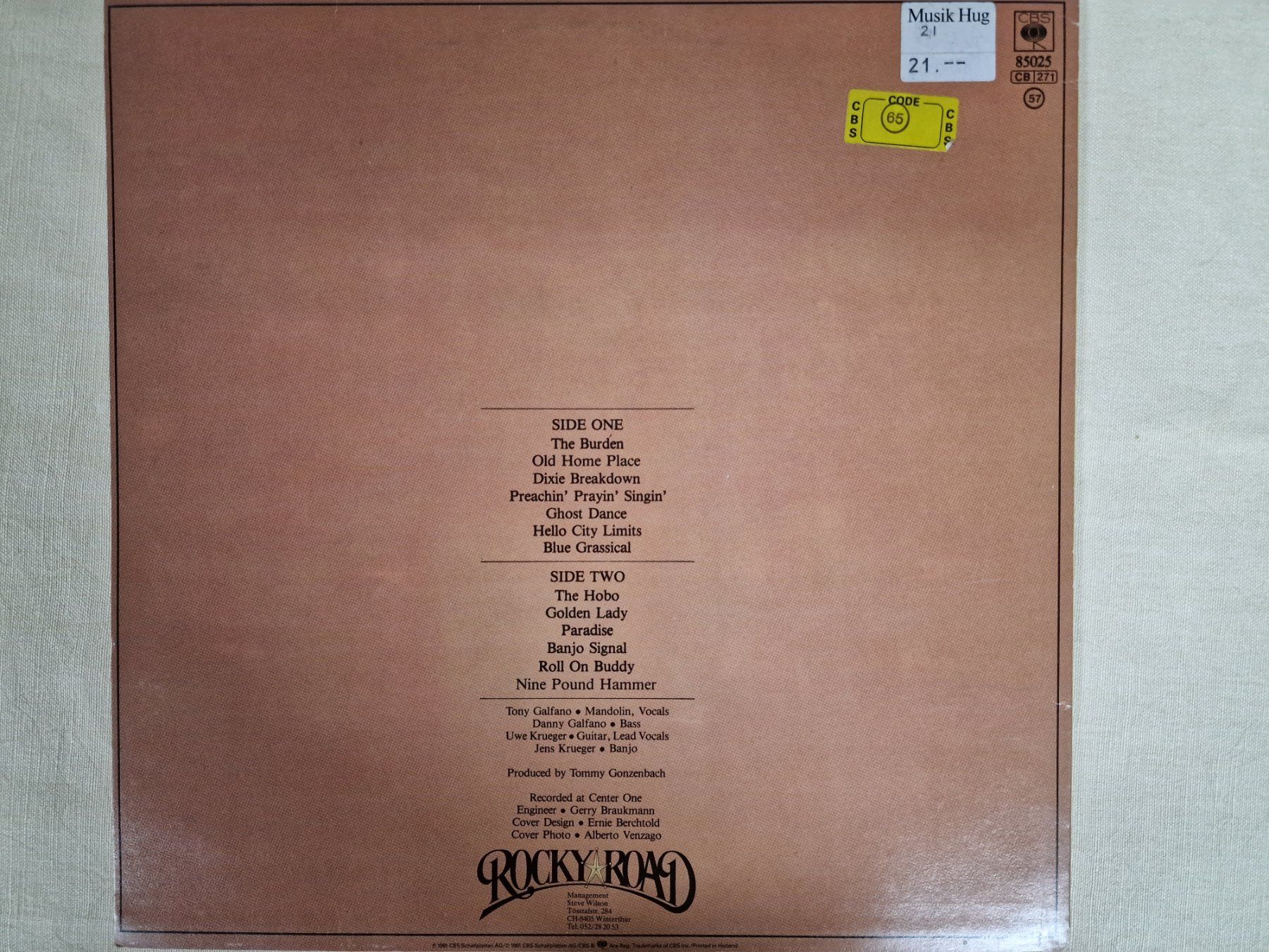Dischi in vinile: Rocky Road LP – Usato da Root venduto da atelier22 1