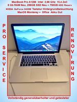 MacBookProA1286 2.66GHz 15,4Zoll 8/250/750GB OS 12 + Office
