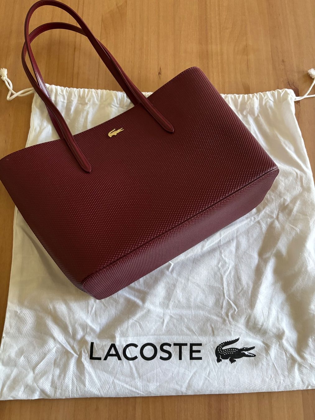 Lacoste Borse da donna: Lacoste Handtasche Bordeaux – Nuovo (secondo la descrizione) da Fribourg venduto da Cinz96 1