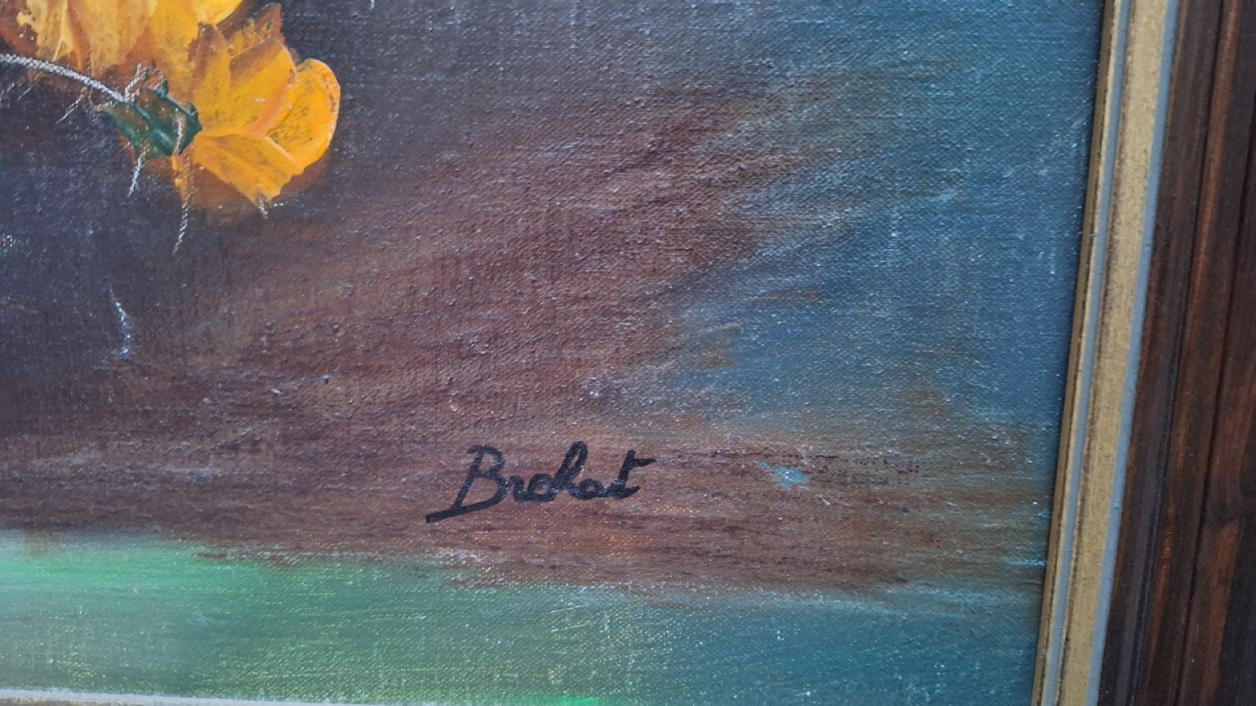 Dipinti: Bild Stilleben, 91cm×51cm, signiert – Usato da Vilters venduto da Fleiflomi 1