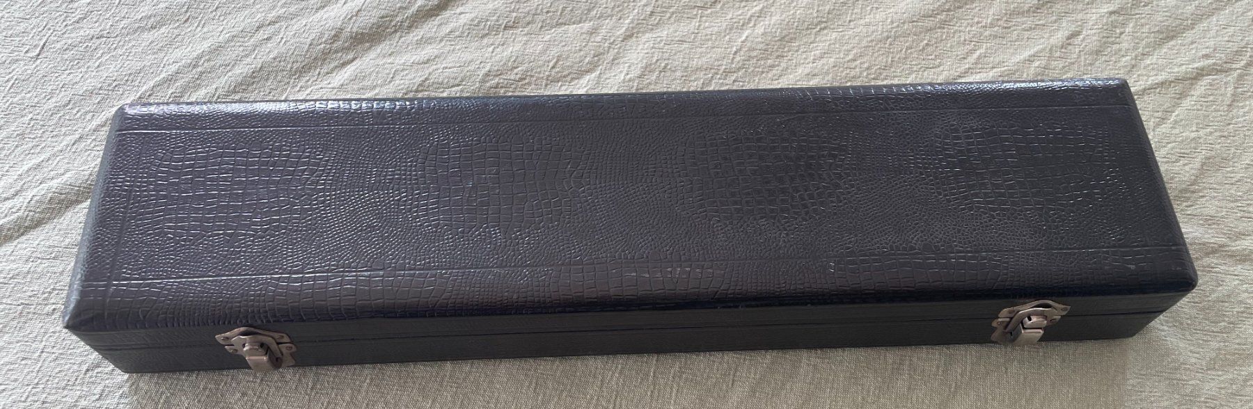 Strumenti musicali: Alte Vintage Querflöte mit Mogar Koffer – Usato da Luzern venduto da mar_s8ww 3