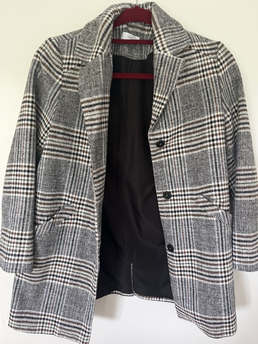 Mango Jacken & Mäntel: Mango Mantel, Herbst/Winter, Kariert, Top Zustand, – Gebraucht aus Zeiningen von man_69cj