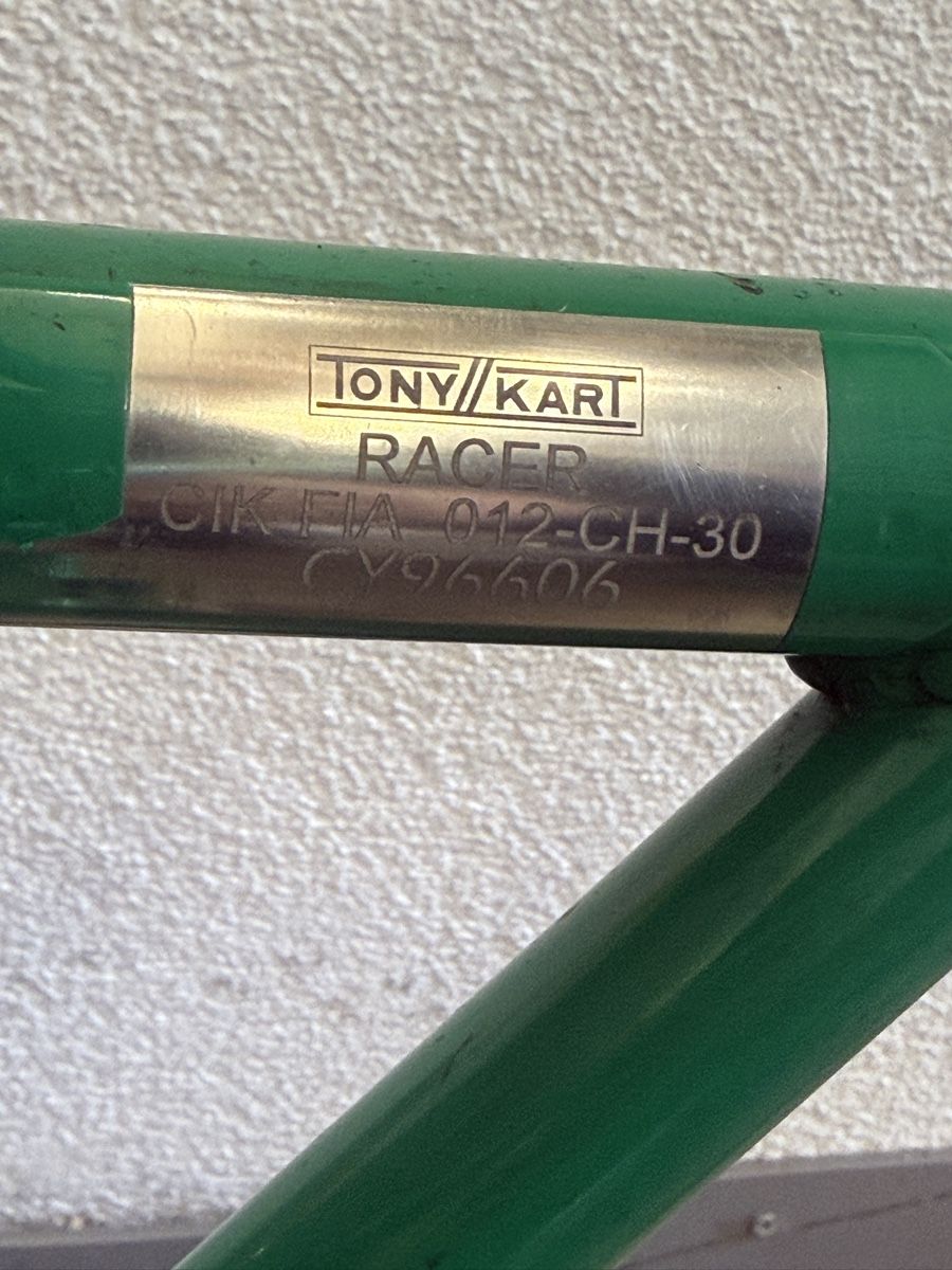 Tony Kart Go-Kart: Tony Kart Rahmen – Usato da Hunzenschwil venduto da MichaelBanger0 1