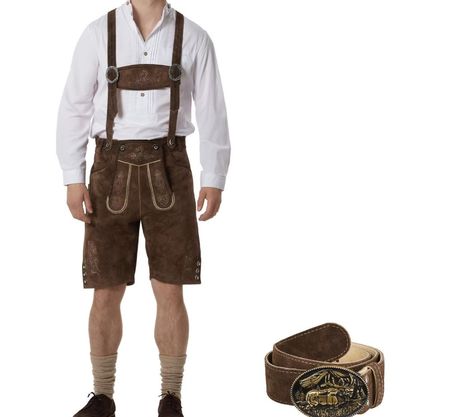 Oktoberfest Kurze Lederhose Jakob 48