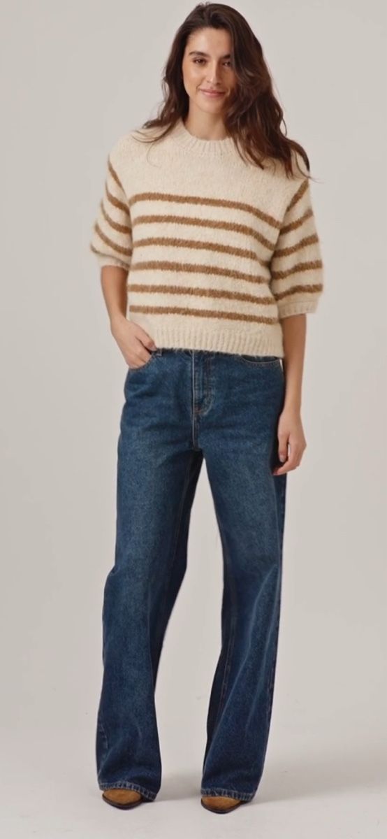 Maglioni & Felpe: Pull Artlove rayé beige/marron, taille M, neuf – Nuovo e nell'imballaggio originale da Morges venduto da sandy069 7