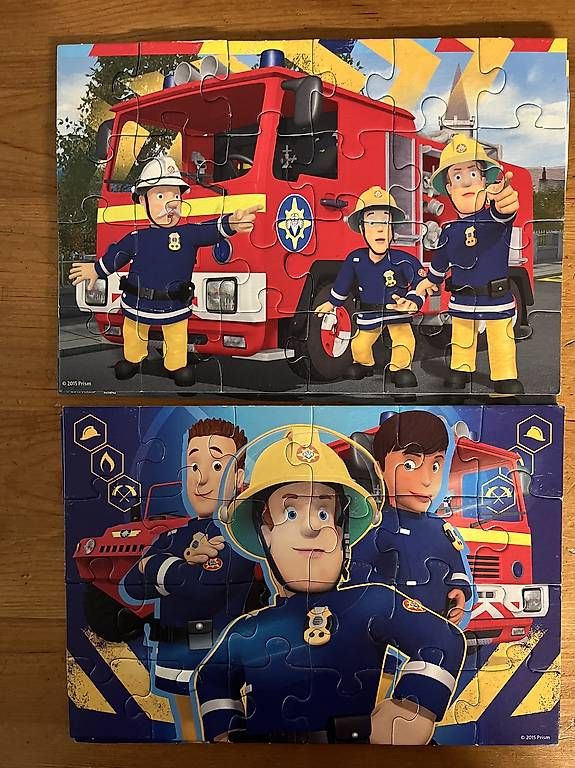 Puzzle: Jolis puzzles Sam le pompier pour enfants de 4 ans – Usato da Morges venduto da wuzie 1