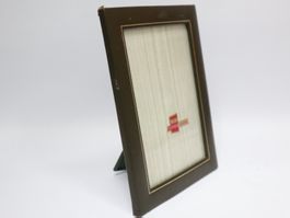 Vintage Echt Leder Rahmen, Bilderrahmen, Fotorahmen