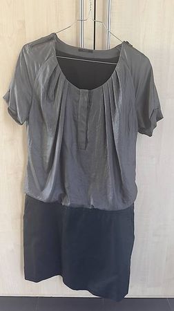 Robe grise et noire taille M (38) IKKS état d'occasion