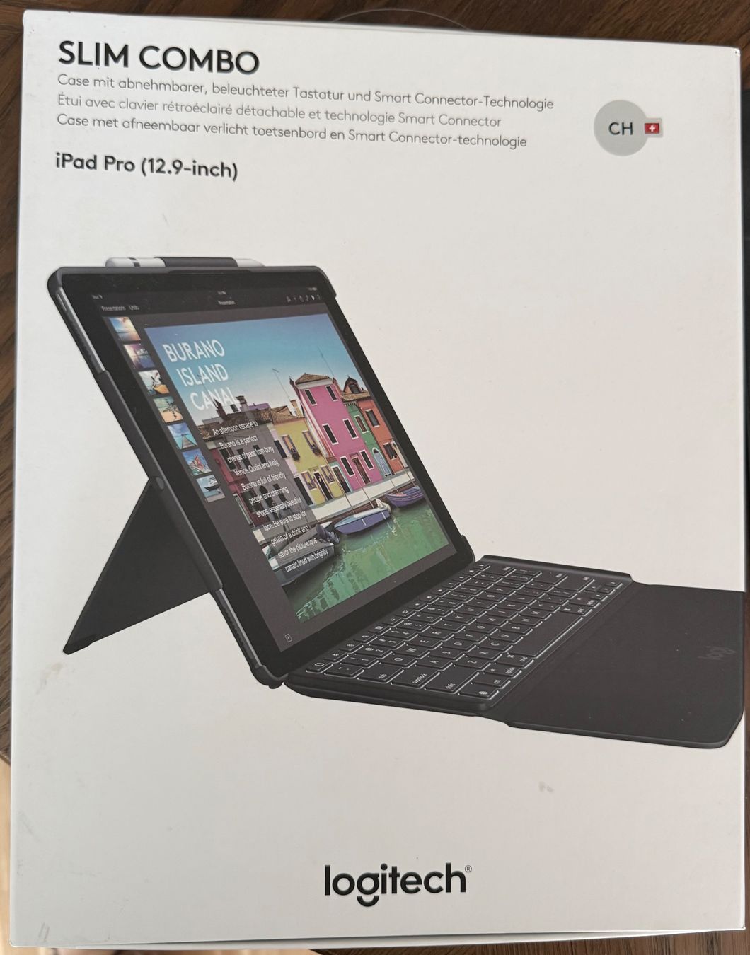 Tastaturen: Logitech Slim Combo - iPad Pro 12.9" – Gebraucht aus Rütihof von Rockinpet1