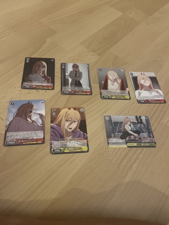 Chainsaw Man Weiss Schwarz Power 7 verschiedene Karten Kaufen auf Ricardo