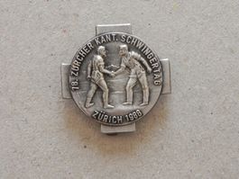 Abzeichen Kantonal Schwingfest Schwingen Zürich ZH 1988