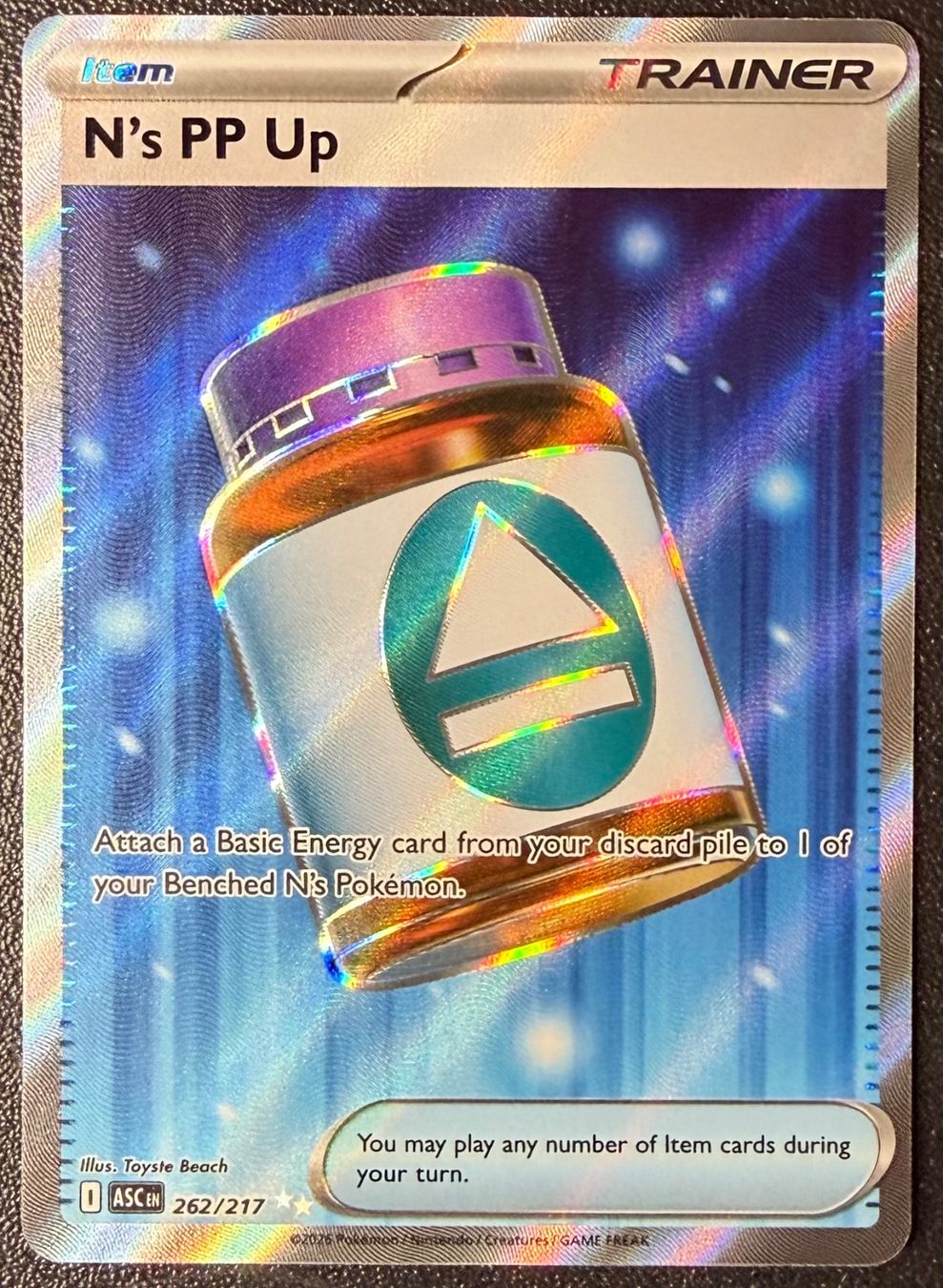 Pokémon Carte collezionabili: Ns PP Up #262 – Nuovo (secondo la descrizione) da Niedergösgen venduto da SwissPokeCards