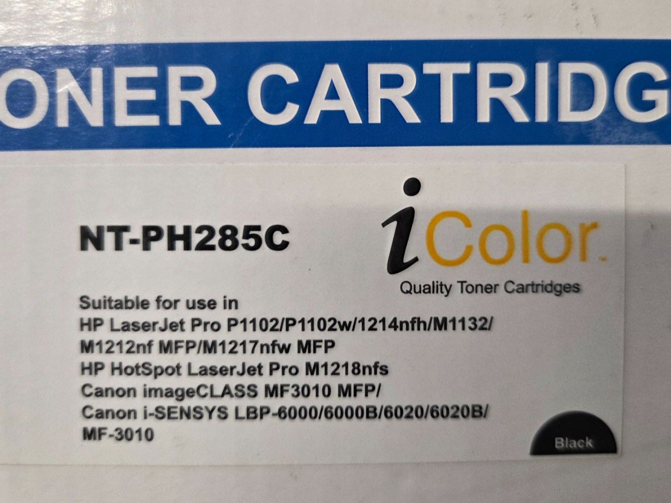 Cartucce per stampanti & toner: iColor NT-PH285C Toner, Schwarz, Neu, HP/Canon Drucker – Usato da Samstagern venduto da Maximus14