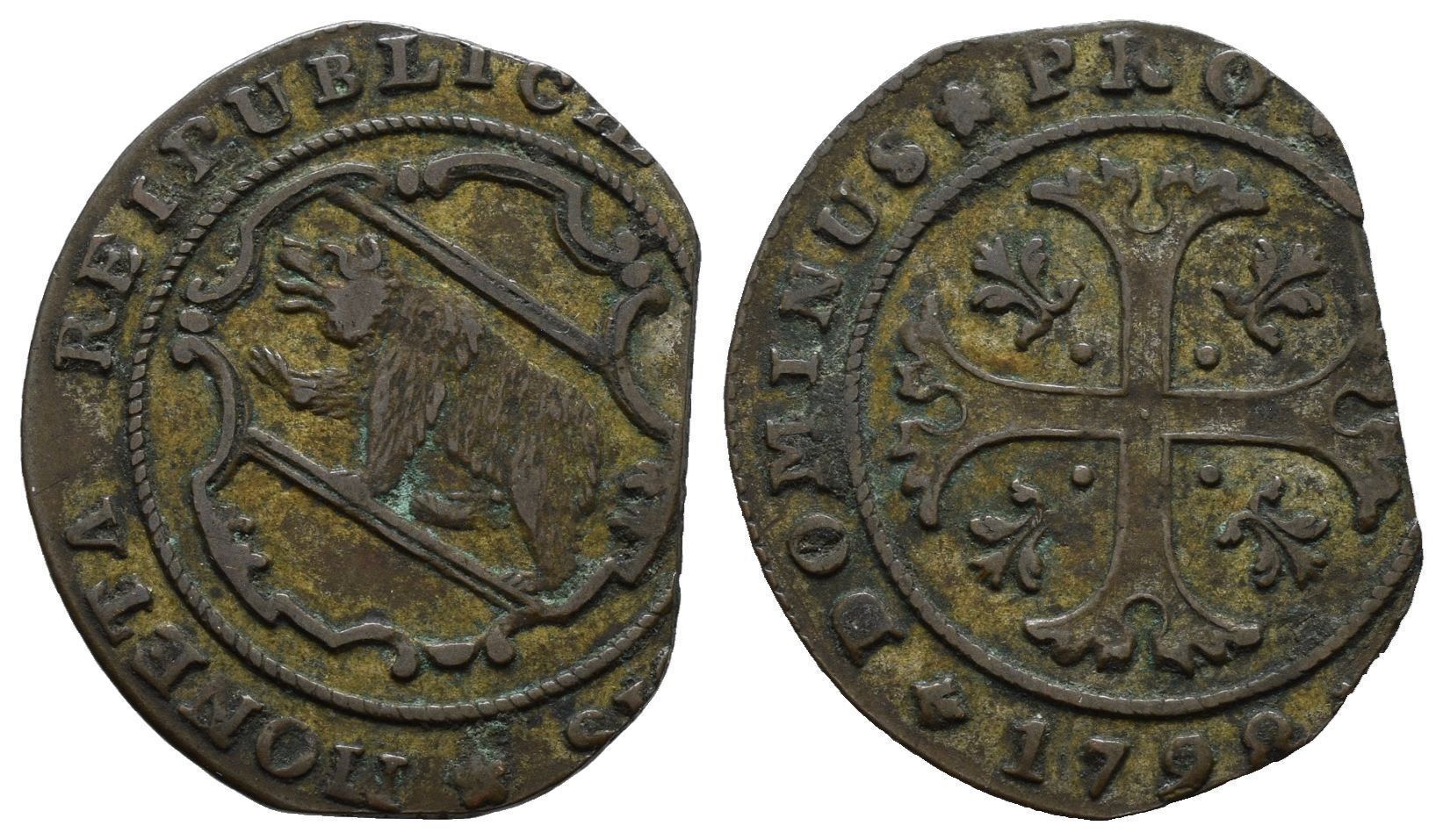 Tutti le monete: Bern Bern Halbbatzen 1798  /2154/ – Usato da Trimbach venduto da Solothurn1